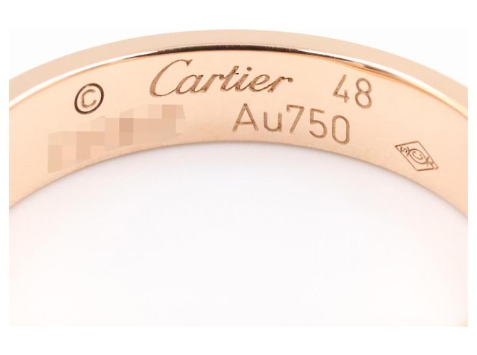 Anello Mini Love in oro rosa 18K Cartier D'oro - vista 3