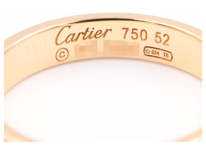 Anello Mini Love di Cartier in oro rosa 18K D'oro - vista 3