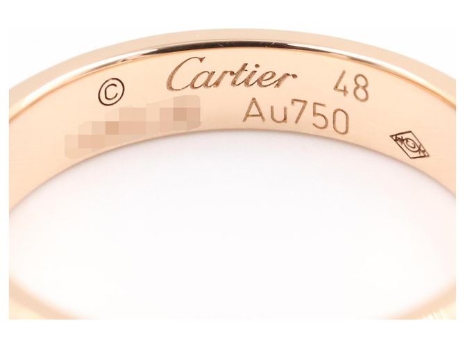 Anello Cartier Mini Love in oro rosa 18K D'oro - vista 3
