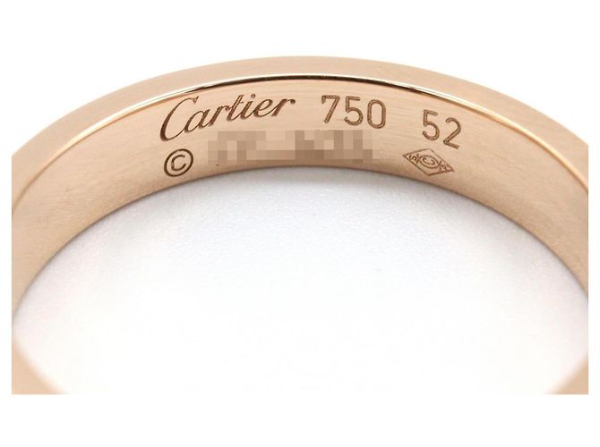 Anello Cartier Mini Love in oro rosa 18K D'oro - vista 3
