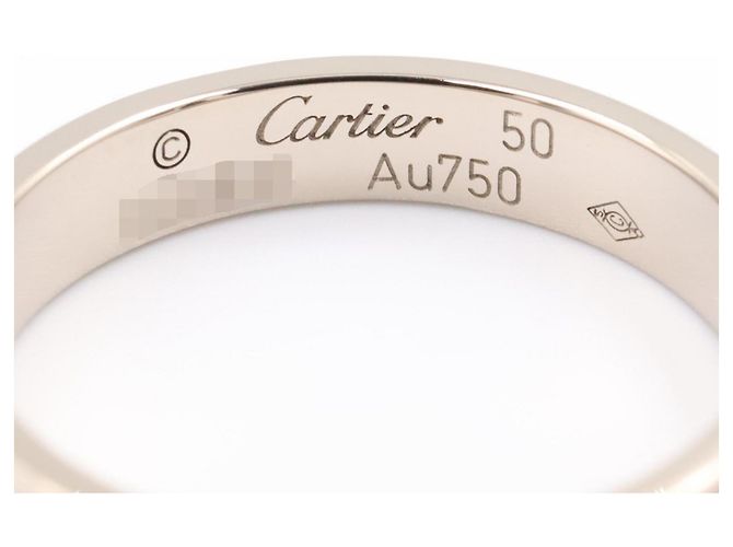 Cartier Mini Love Ring aus 18K Weißgold Silber - Ansicht 3