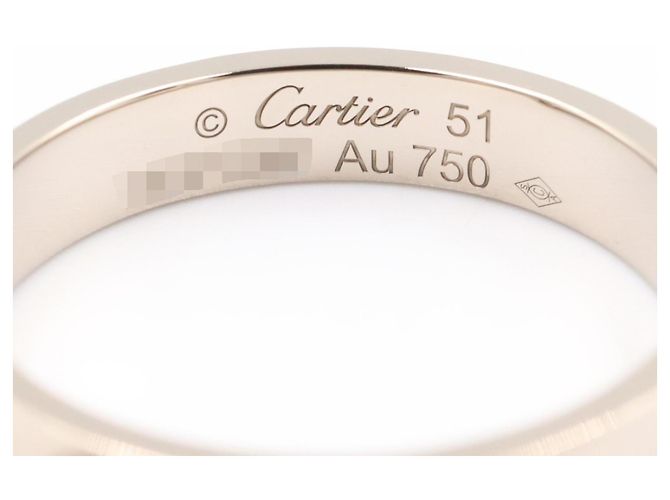 Cartier Mini Love Ring aus 18K Weißgold Silber - Ansicht 3