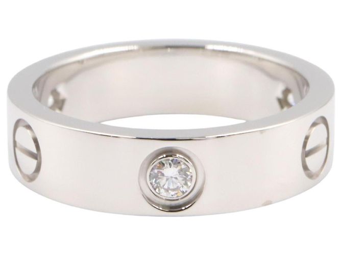Cartier Love Ring 3PD in 18K Weißgold Silber - Ansicht 2
