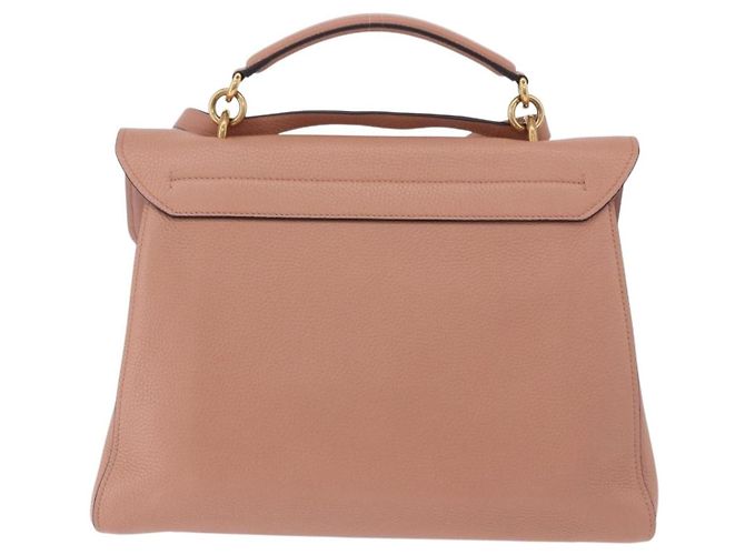 Salvatore Ferragamo Margot Satchel Leather Large Rosa - vista 2