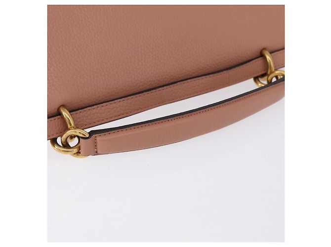 Salvatore Ferragamo Margot Satchel Leather Large Rosa - vista 7