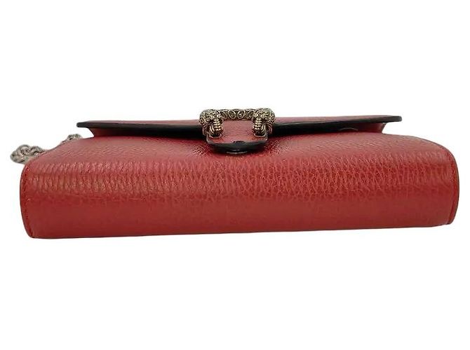 Gucci Dionysus Kette Leder Rot - Ansicht 3