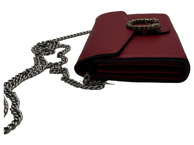 Gucci Dionysus Kette Leder Rot - Ansicht 4