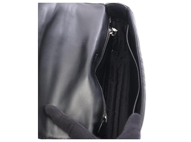 Borsa a Spalla Prada Diagram Chain Nero - vista 3