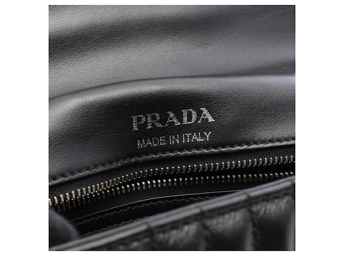 Borsa a Spalla Prada Diagram Chain Nero - vista 4