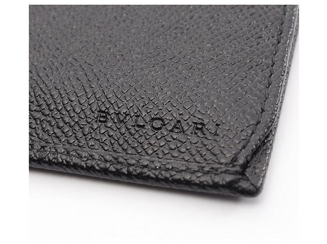 Bulgari BVLGARI BVLGARI Classico Dreifach-Geldbeutel Schwarz - Ansicht 5