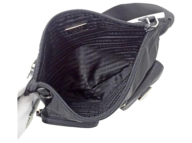 Borsa in nylon Prada nera Nero - vista 5