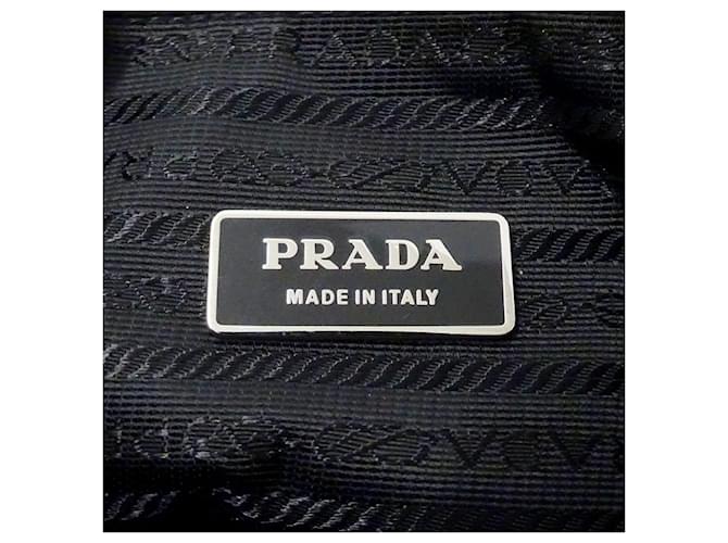 Borsa in nylon Prada nera Nero - vista 6