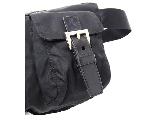 Borsa in nylon Prada nera Nero - vista 8