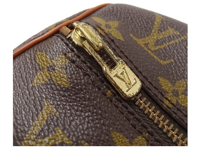 Borsa Louis Vuitton Monogram Papillon 30 Marrone Monogramma - vista 11