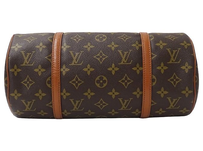 Borsa Louis Vuitton Monogram Papillon 30 Marrone Monogramma - vista 3