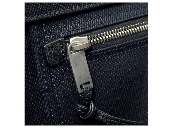 Borsa Tote Saint Laurent Rive Gauche Nero - vista 8