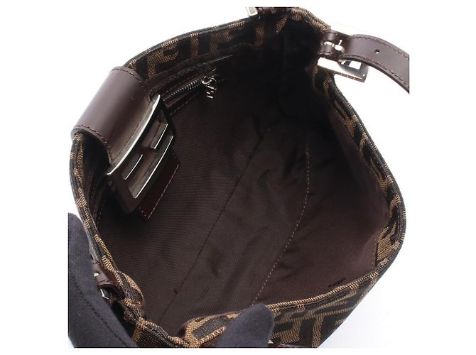 Fendi Mamma Bucket Zucca Schultertasche Braun - Ansicht 3