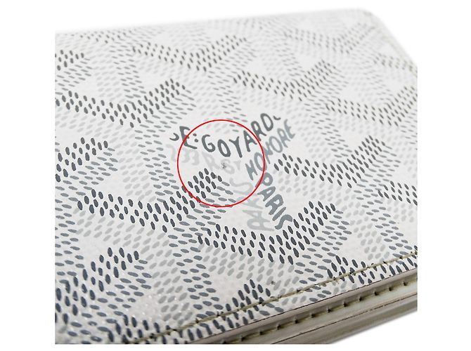Tarjetero Goyard en blanco - vista 12