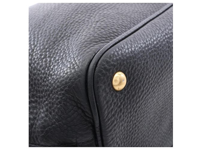 Prada Leder 2-Way Tote Bag Schwarz - Ansicht 6