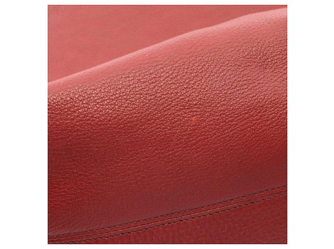 Prada 2-Way Tote Bag aus rotem Leder - Ansicht 9