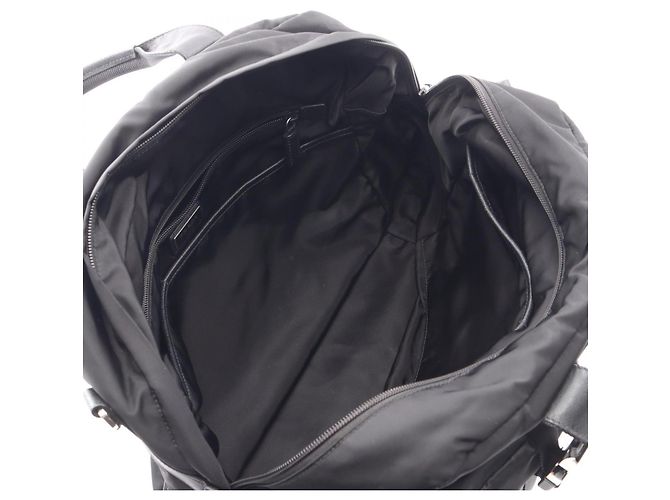 Saffiano Prada Boston Tasche Schwarz - Ansicht 3