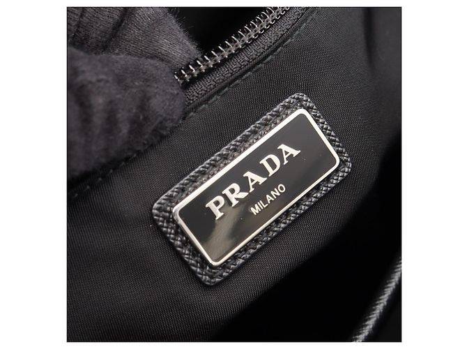 Saffiano Prada Boston Tasche Schwarz - Ansicht 4