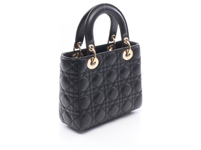 Christian Dior Dior My ABCDior Lady Borsa a 2 vie Small Cannage Nero - vista 2