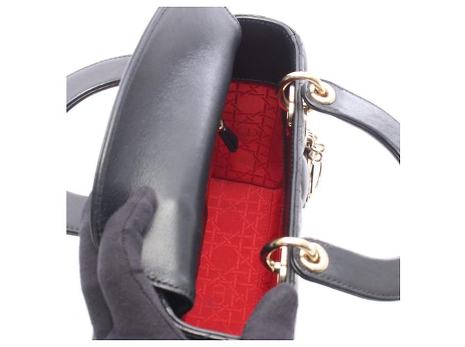 Christian Dior Dior My ABCDior Lady Borsa a 2 vie Small Cannage Nero - vista 3
