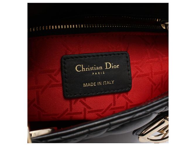 Christian Dior Dior My ABCDior Lady Borsa a 2 vie Small Cannage Nero - vista 4