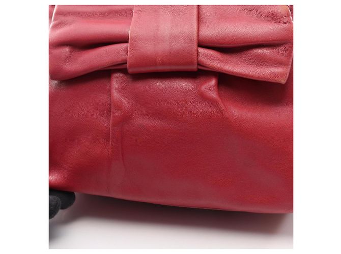 Borsa 2-Way NAPPA FIOCCO Prada Rosso - vista 8