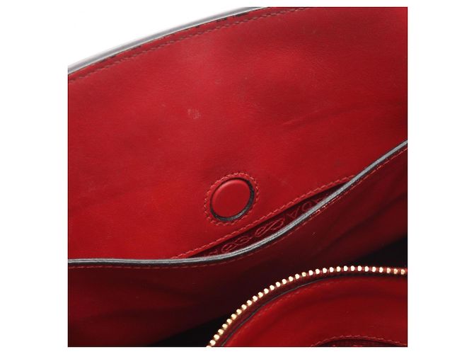 Borsa Prada Saffiano Cuir Monochrome Rosso - vista 10