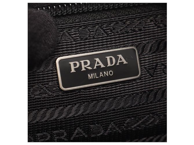 Borsa 2-Way TESSUTO+PASSAMA Prada Nero - vista 4