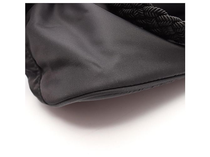 Borsa 2-Way TESSUTO+PASSAMA Prada Nero - vista 6