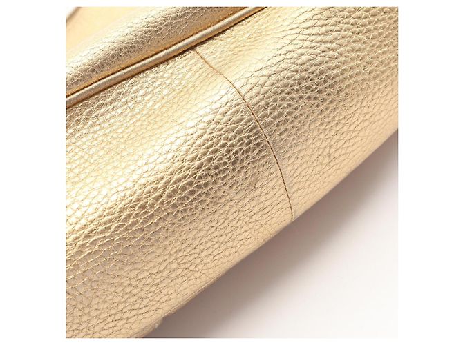 Borsa a tracolla in pelle dorata VIT.DAINO Prada D'oro - vista 11