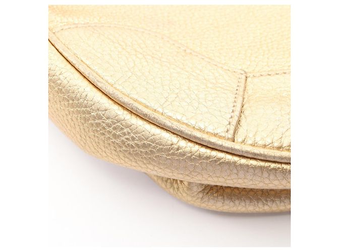 Borsa a tracolla in pelle dorata VIT.DAINO Prada D'oro - vista 7