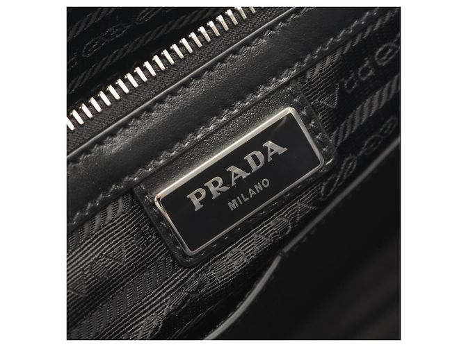 Borsa a tracolla da viaggio in Saffiano Prada Nero - vista 4