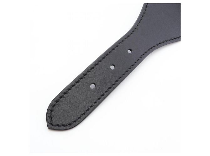 Bestickter Christian Dior Maxi-Gürtel Braun Schwarz Weiß - Ansicht 4