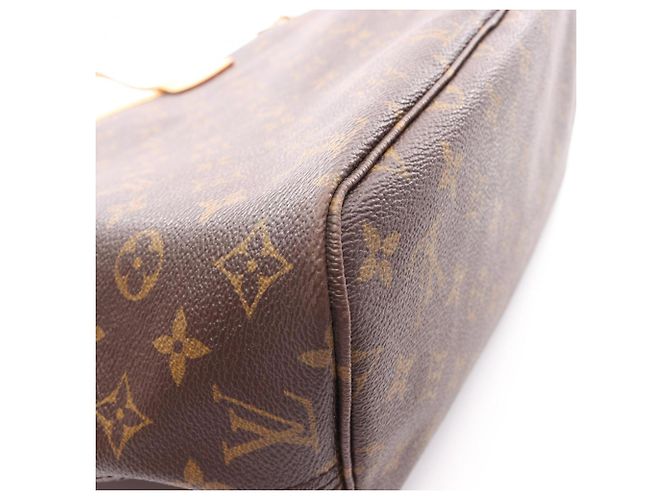 Borsa Tote Louis Vuitton Neverfull MM Monogram Marrone - vista 6