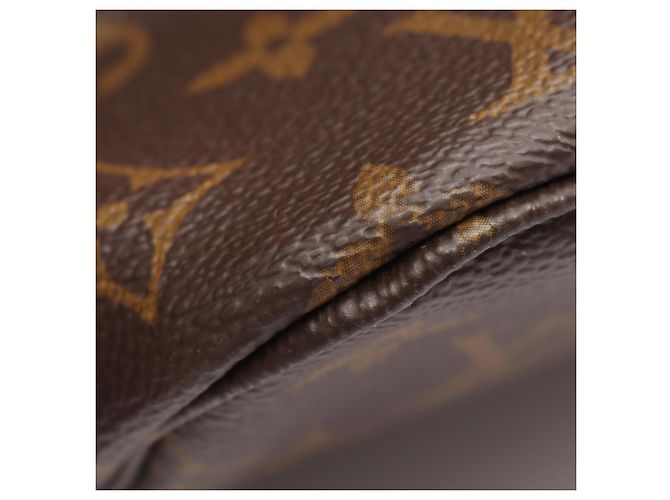 Borsa Tote Louis Vuitton Neverfull MM Monogram Marrone - vista 5