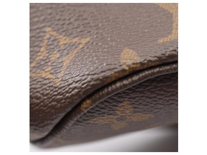 Borsa Tote Louis Vuitton Neverfull MM Monogram Marrone - vista 6