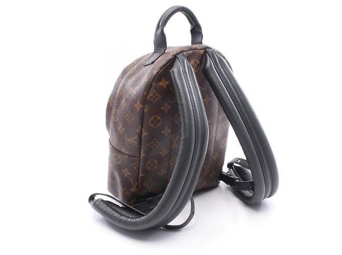 Zaino/Borsa Louis Vuitton Palm Springs PM Marrone Nero - vista 2