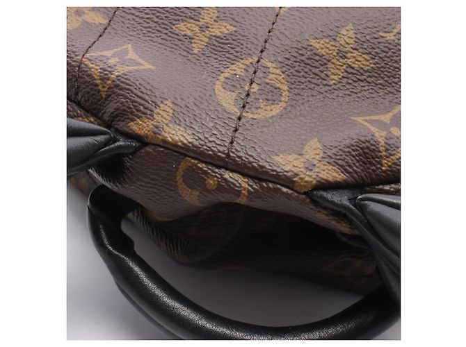 Zaino/Borsa Louis Vuitton Palm Springs PM Marrone Nero - vista 6