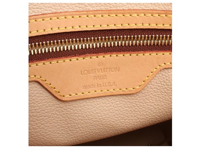 Borsa Louis Vuitton Bucket PM Monogram Marrone - vista 4