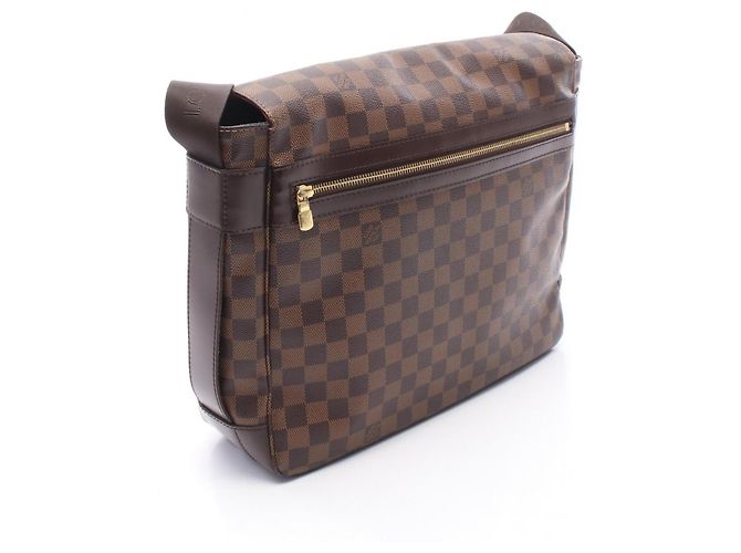 Borsa a tracolla Louis Vuitton Bastille Damier Ebene Marrone - vista 2