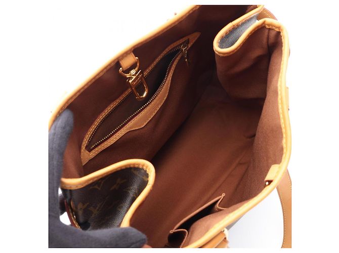 Borsa Tote Louis Vuitton Batignolles Vertical Monogram Marrone - vista 3