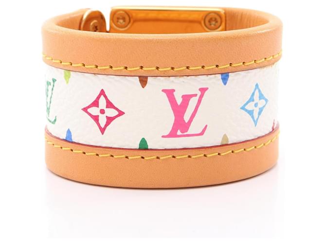 Bracciale Charm Louis Vuitton Bianco Multicolore Beige - vista 2