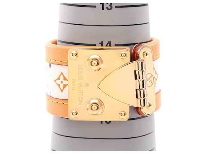 Bracciale Charm Louis Vuitton Bianco Multicolore Beige - vista 5