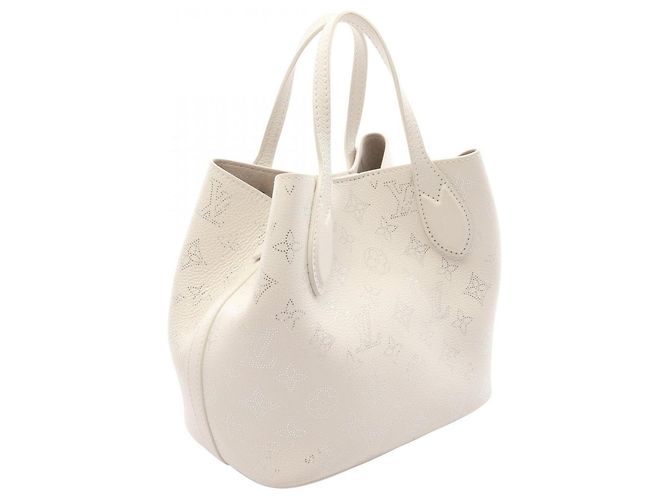 Borsa 2-Way Louis Vuitton Blossom PM Mahina Argento Bianco - vista 2