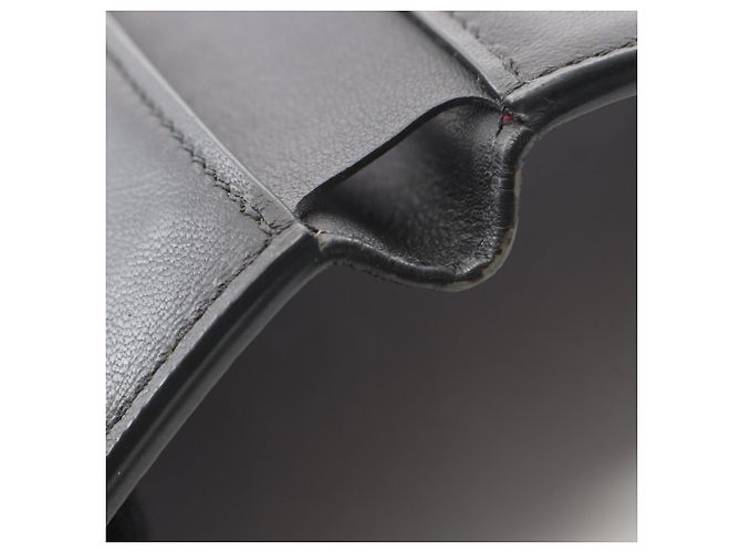 Cartera Louis Vuitton Portefeuille Capucines Compact Noir Tri-fold Wallet Negro - vista 8