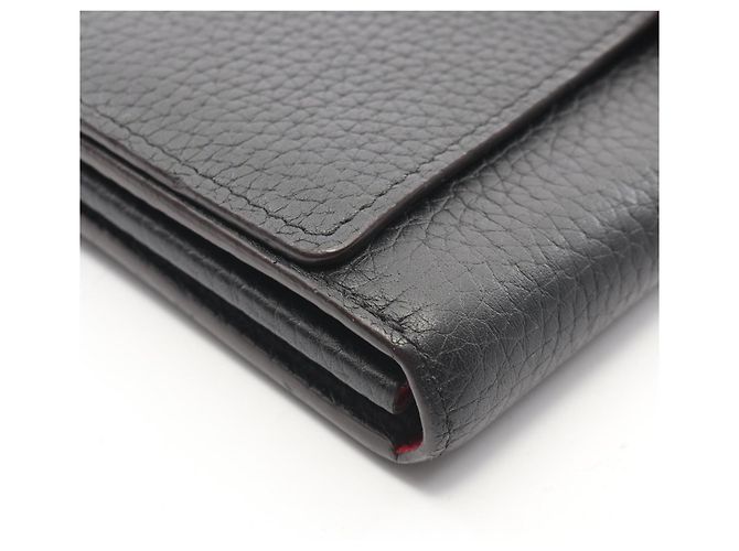Portafoglio lungo pieghevole Louis Vuitton Portefeuille Capucines Nero - vista 10